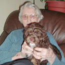 Stetzel with her new Classicpoo Cockapoo